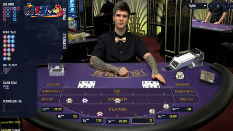 Baccarat trực tuyến uy tín E88